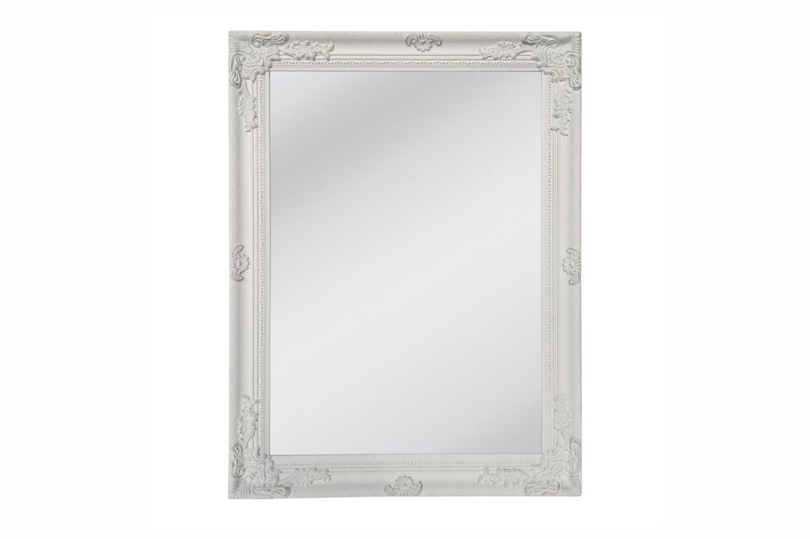 ROMANTIC MIRROR WHITE WOOD