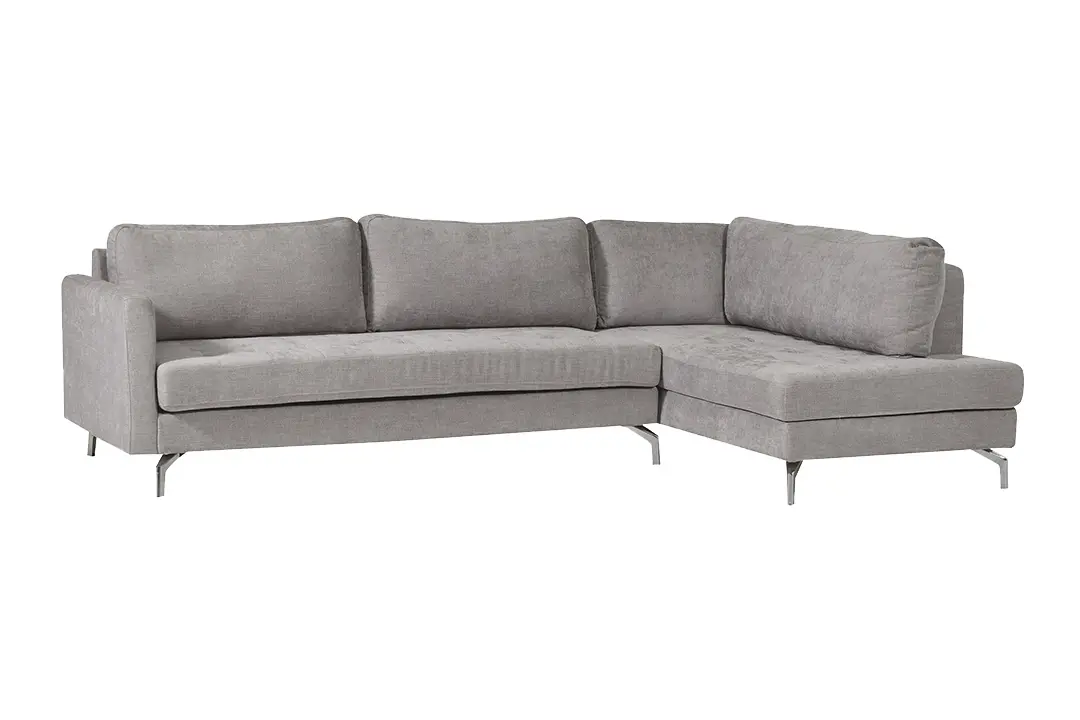 R-CORNER SOFA GREY FABRIC