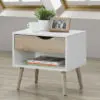 NIGHT STAND WHITE-SONOMA OAK - Image 2