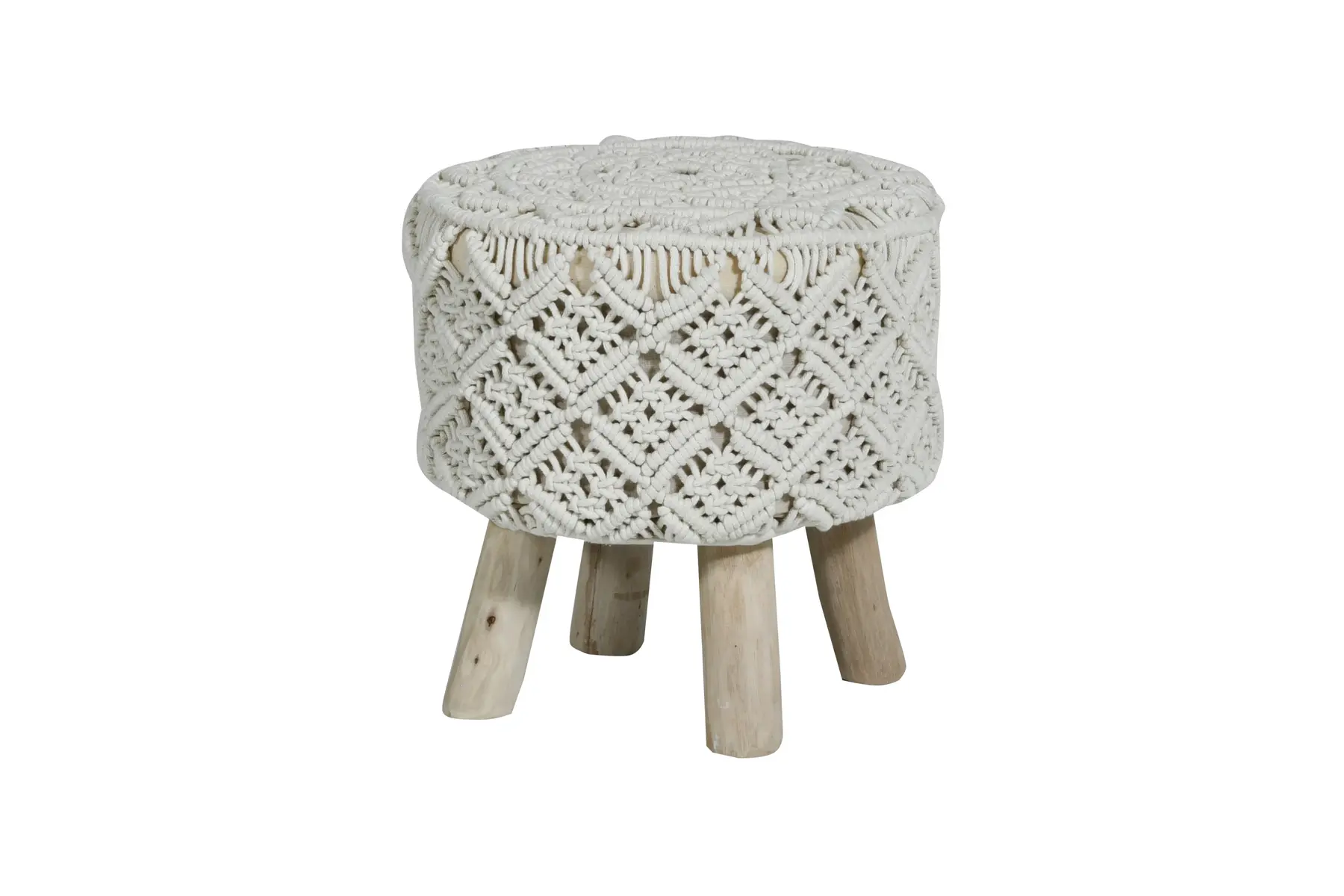 RAINEF STOOL IVORY