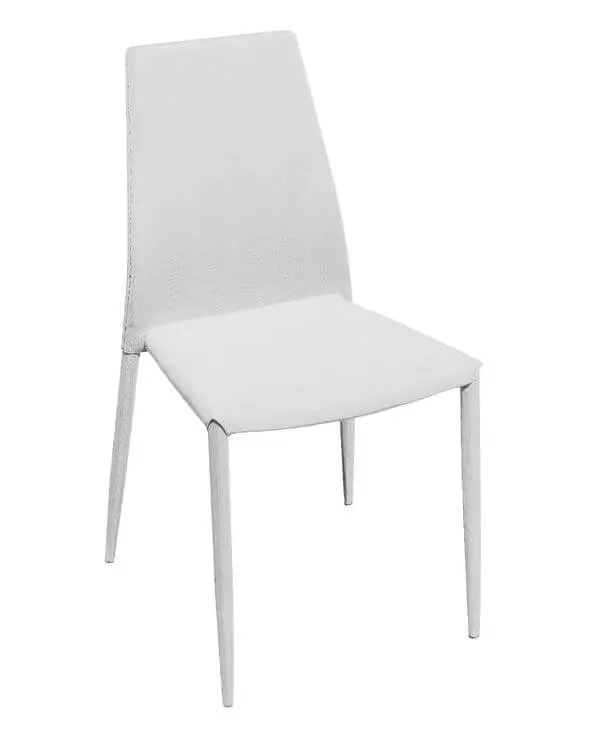 AIR DINING CHAIR WHITE PU