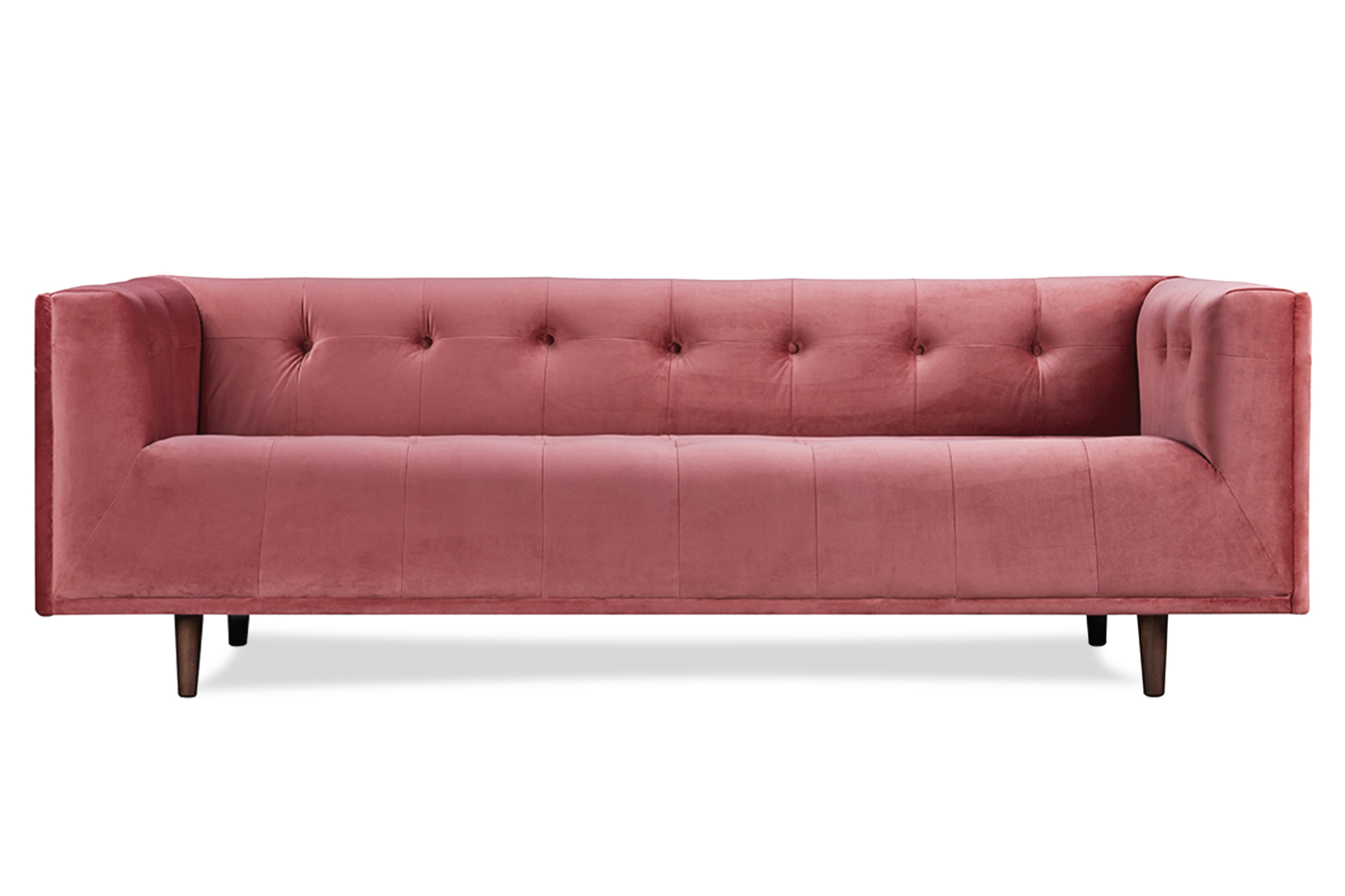 3S SOFA PINK VELVET LM071347 Malloupas & Papacostas