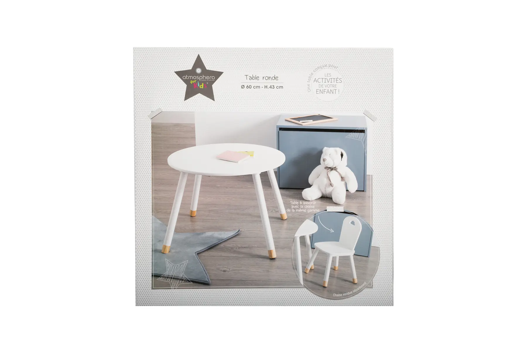 D. 60 CM WHITE SWEET TABLE