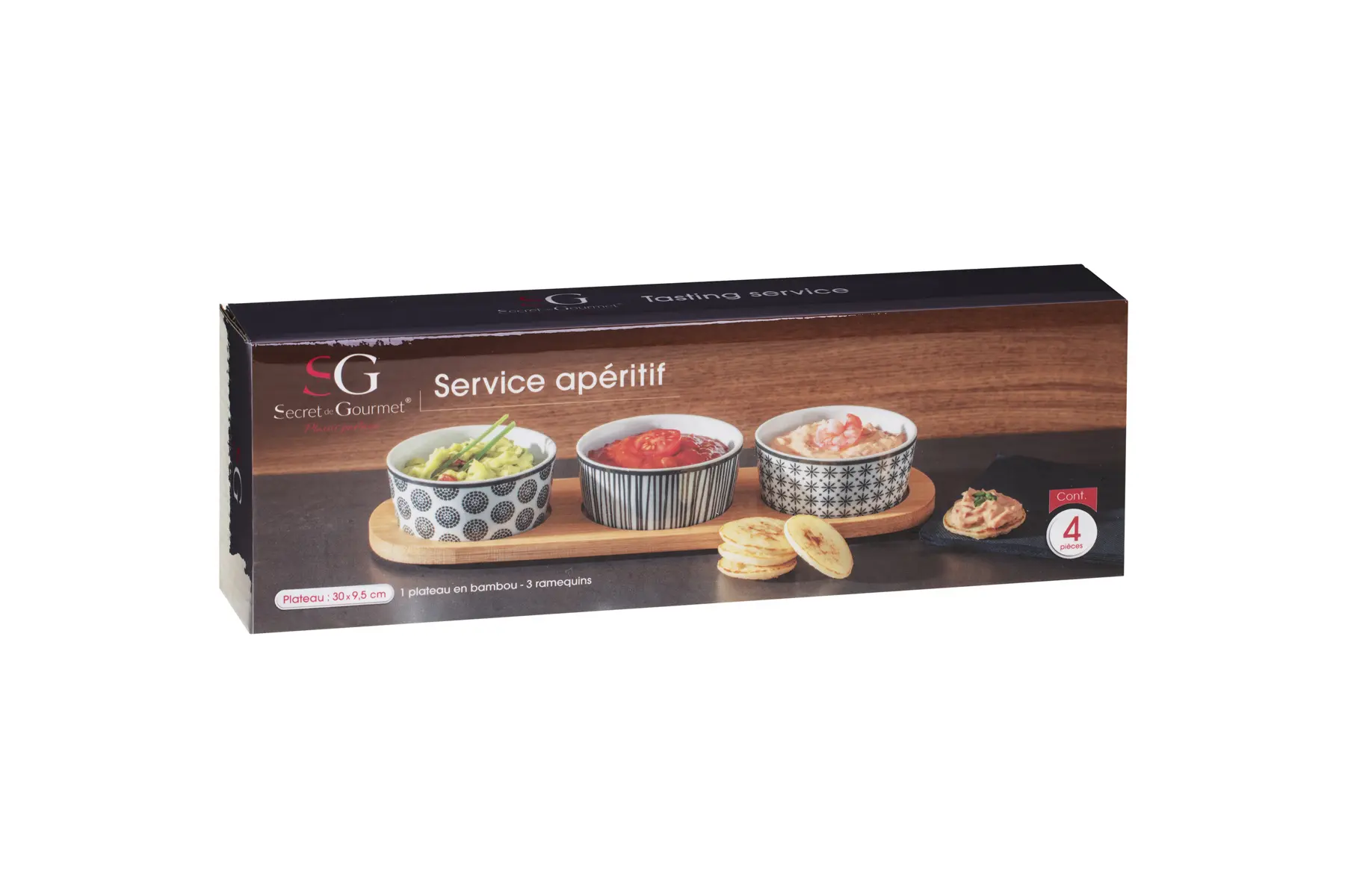 4PCS APERITIVE SET BOHEMIA