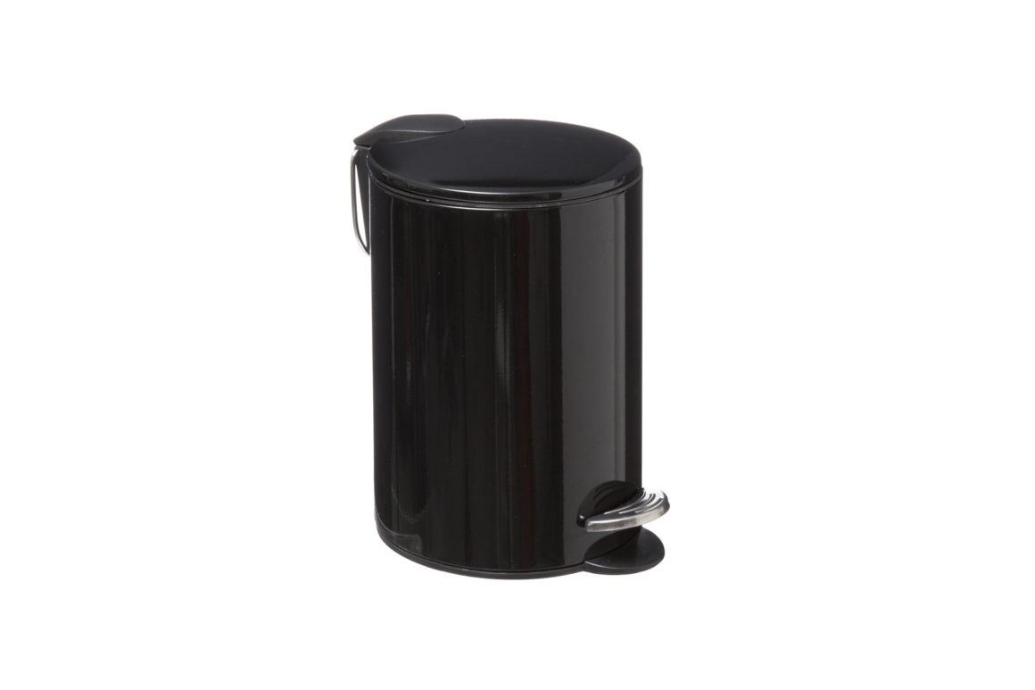 SOFTCLOSE 3L DUSTBIN BLACK