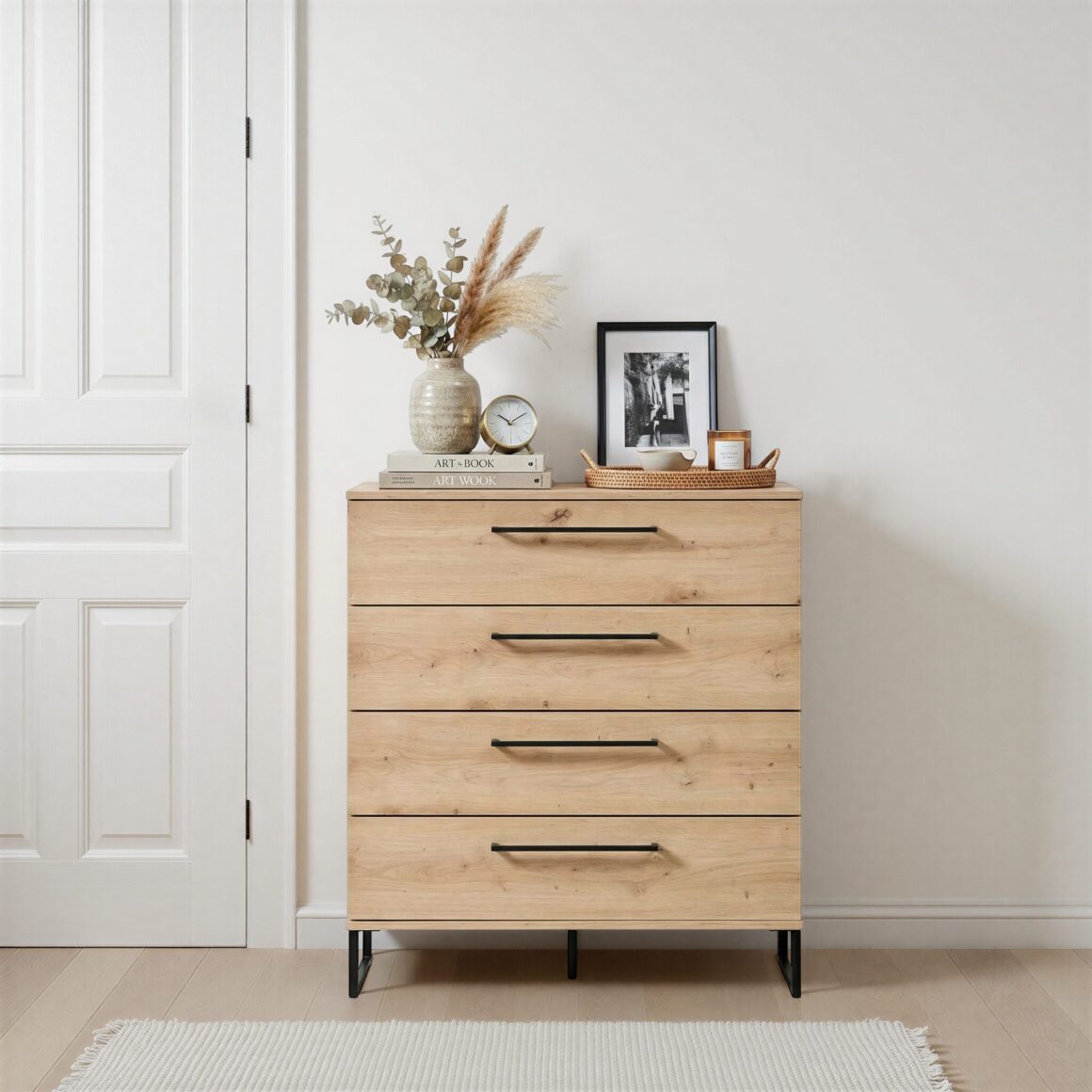 SARDINIA Oak Effect Chest of Drawers