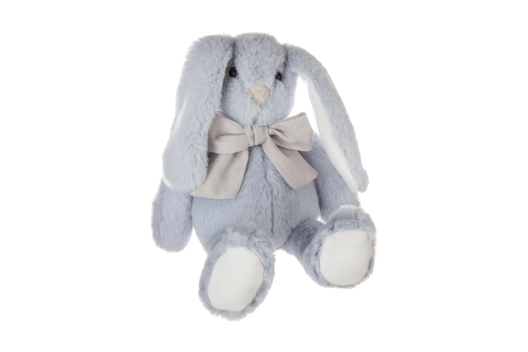 RABBIT PLUSH BOW L.BLUE