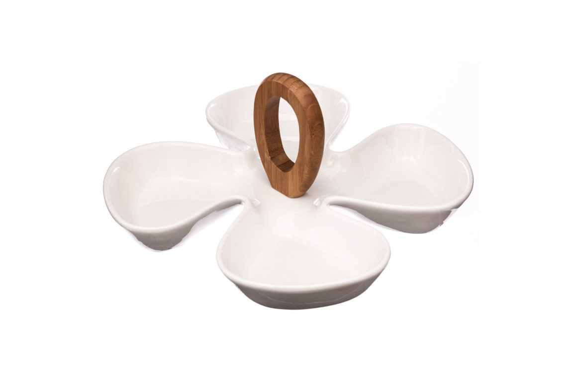 APERITIVE PLATE WITH BAMBOO HA