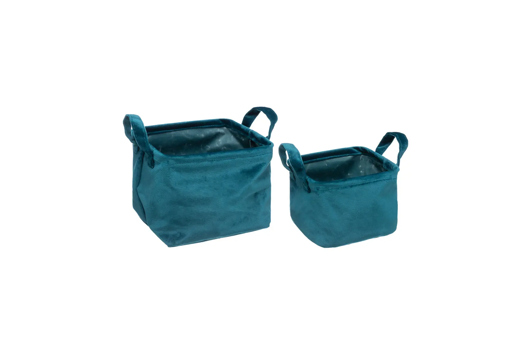 VELVET BASKET X2 SILVER