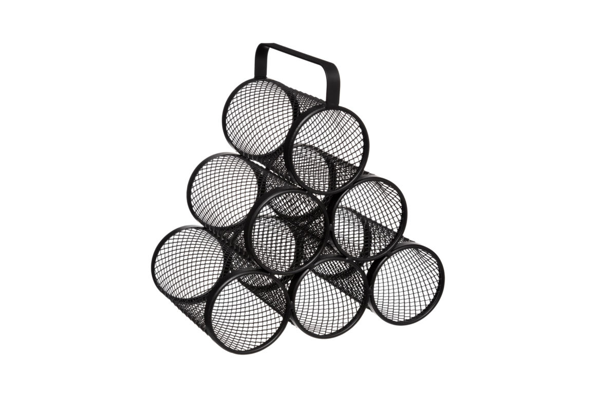 MAYAJ WINE RACK BLK X6