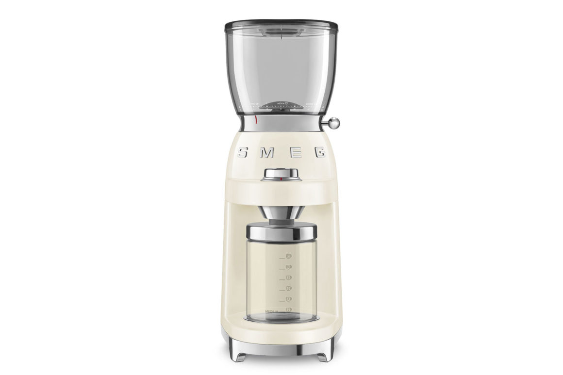 Smeg Coffee Grinder in Cream Color