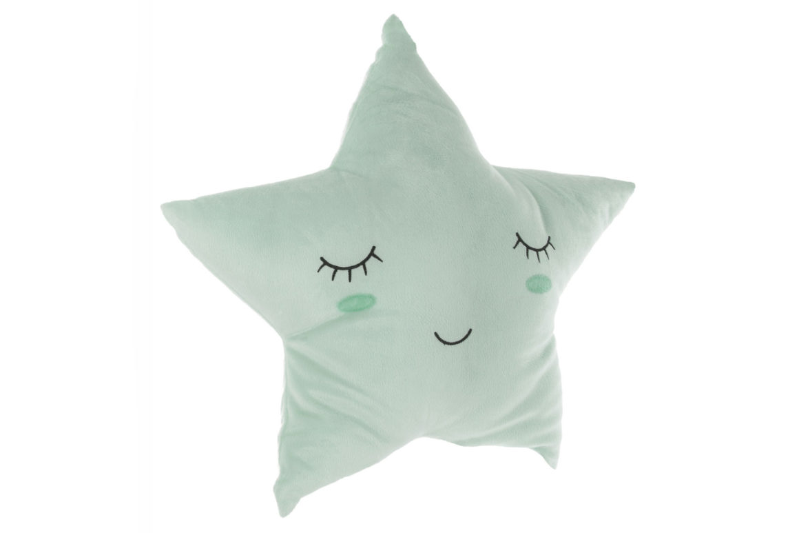 STAR MEMORY CUSHION BLUE