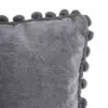 D GREY CUSHION W/POMPOM 40X40MARQUE : ATMOSPHERA - Image 2