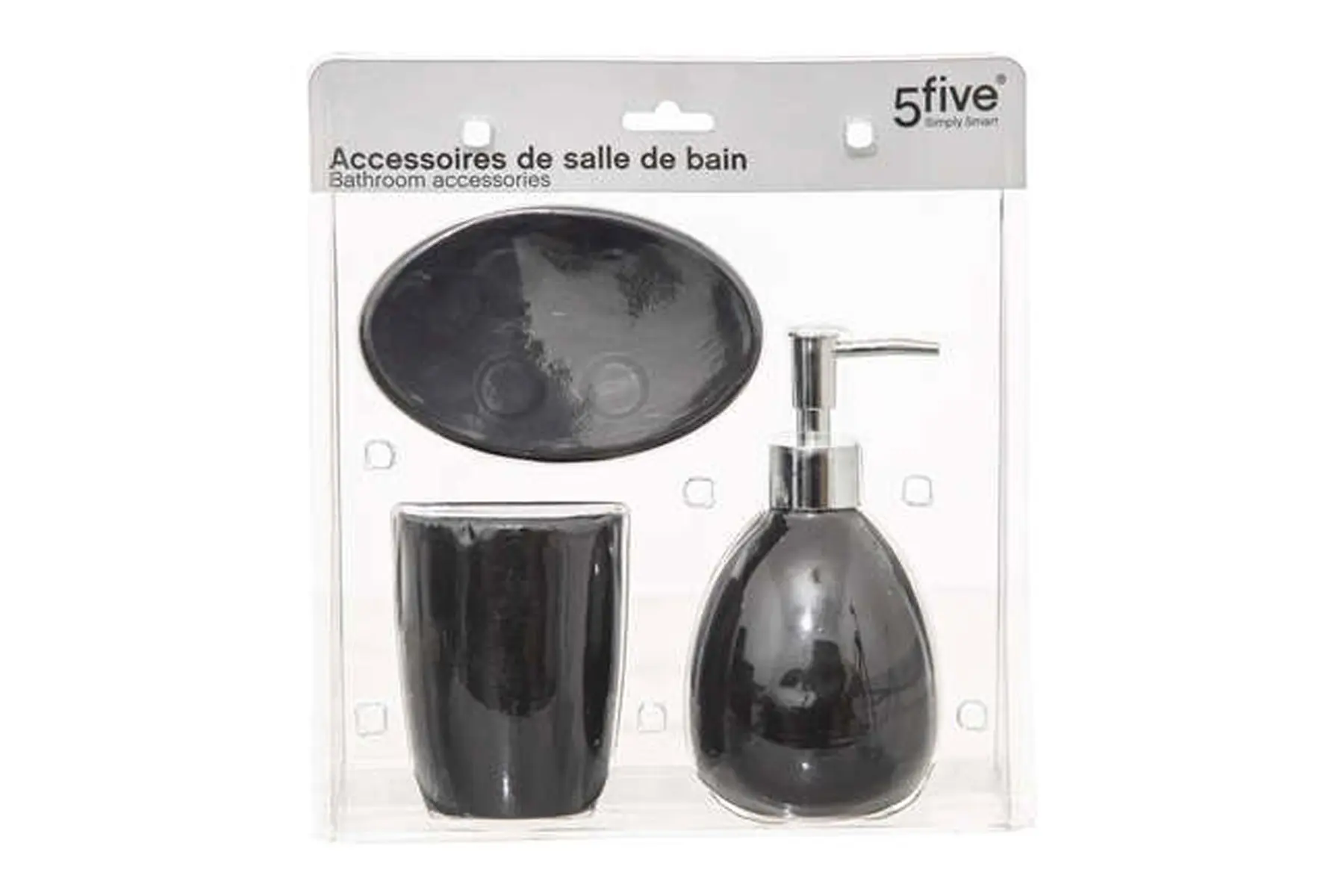 BATHROOM SETX3 GREY SUN MATMARQUE : FIVE - Image 2