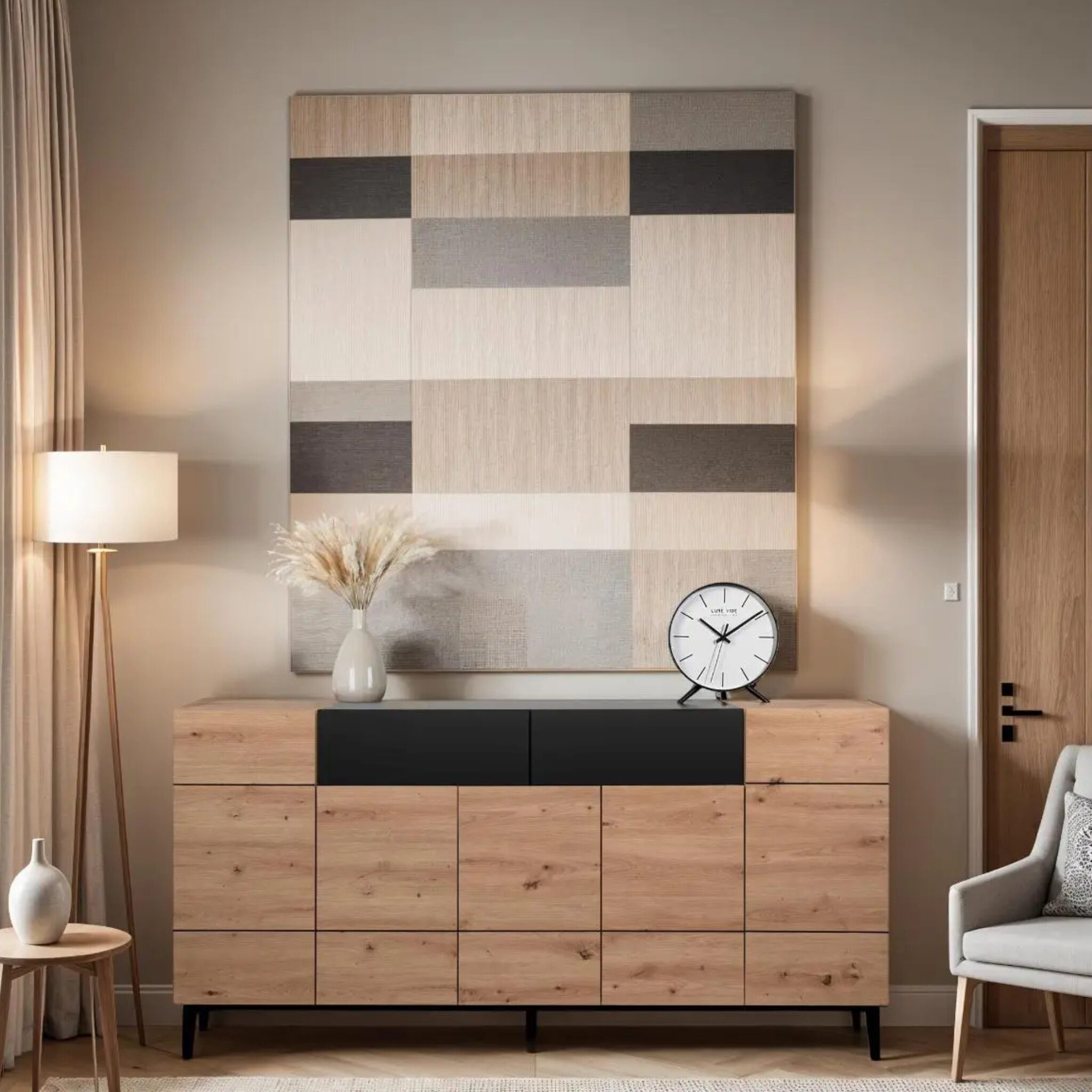 NOLA Dark Oak Effect Buffet