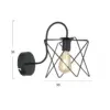 WALL LAMP METAL BLACK - Image 2