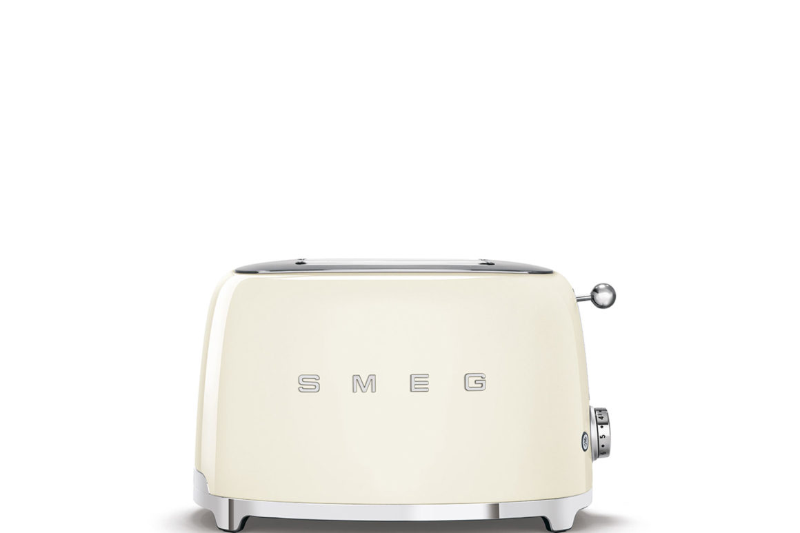 SMEG 50'S TOASTER 2 SLICES - CREAM