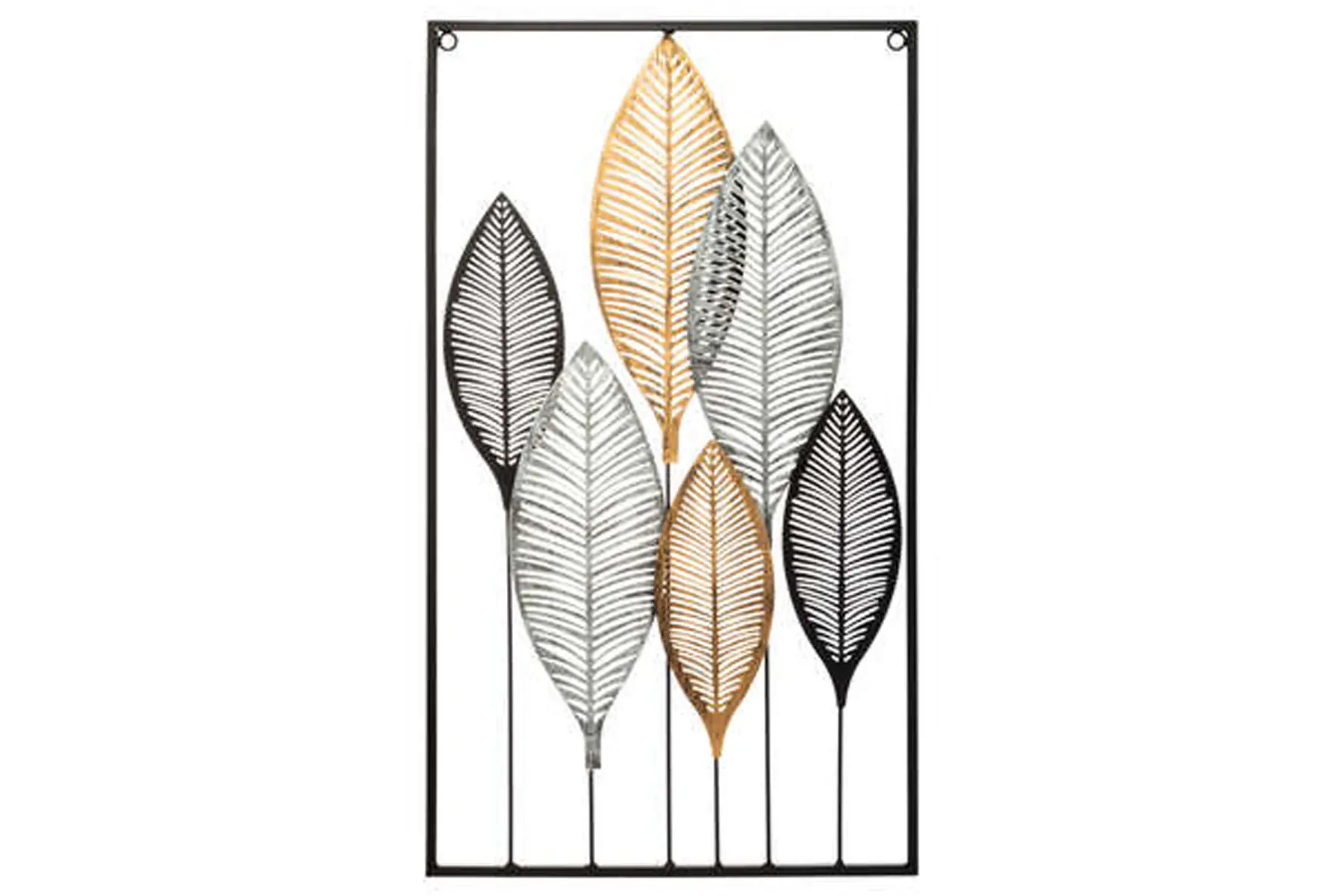 LEAVES METAL WALL DECO 37X65