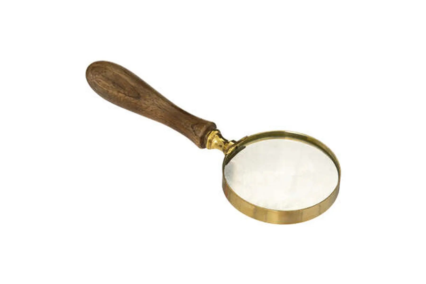 MANGO WOOD METAL MAGNIFIER
