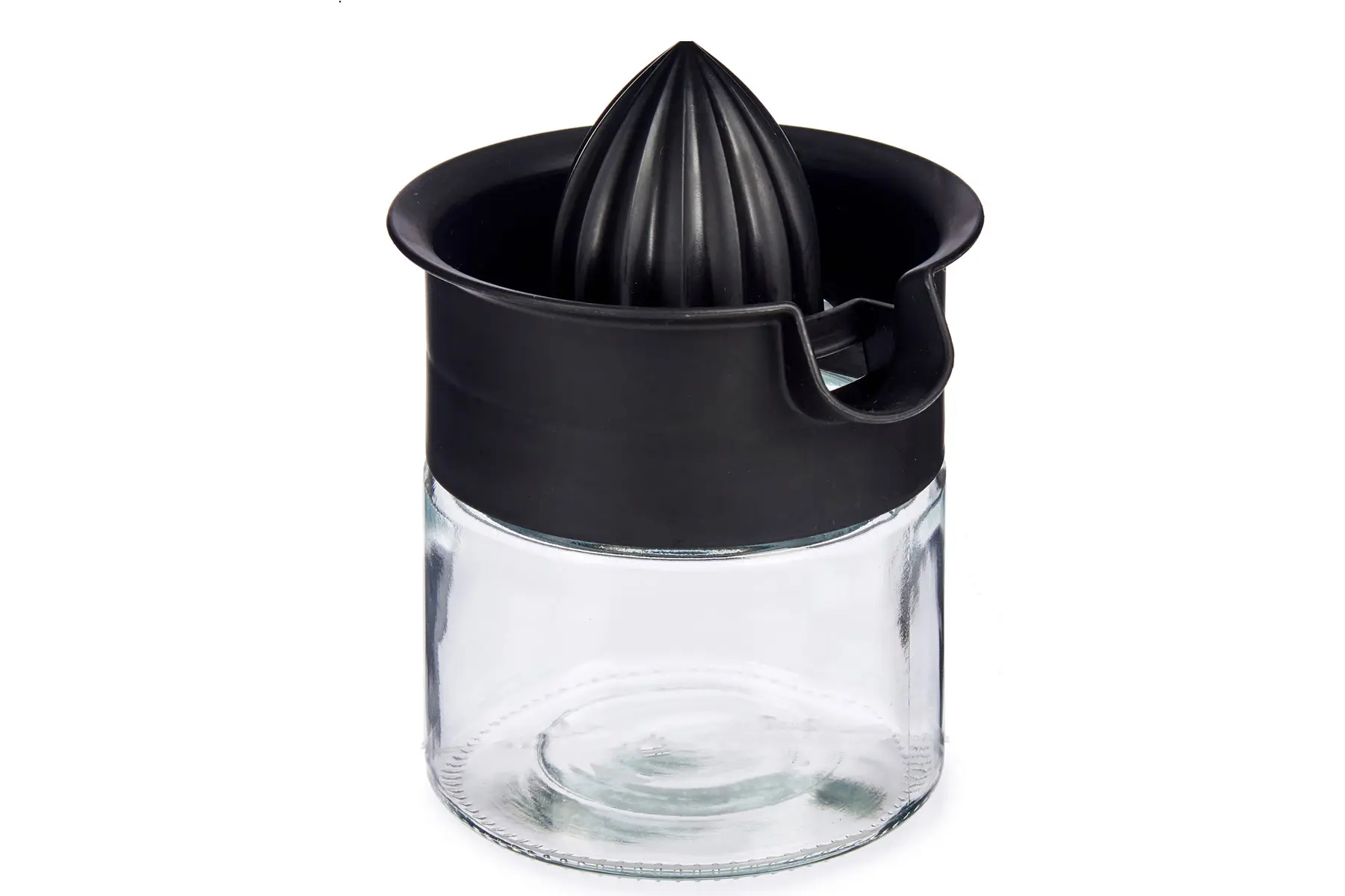 GLASS BLACK LEMON SQUEEZER