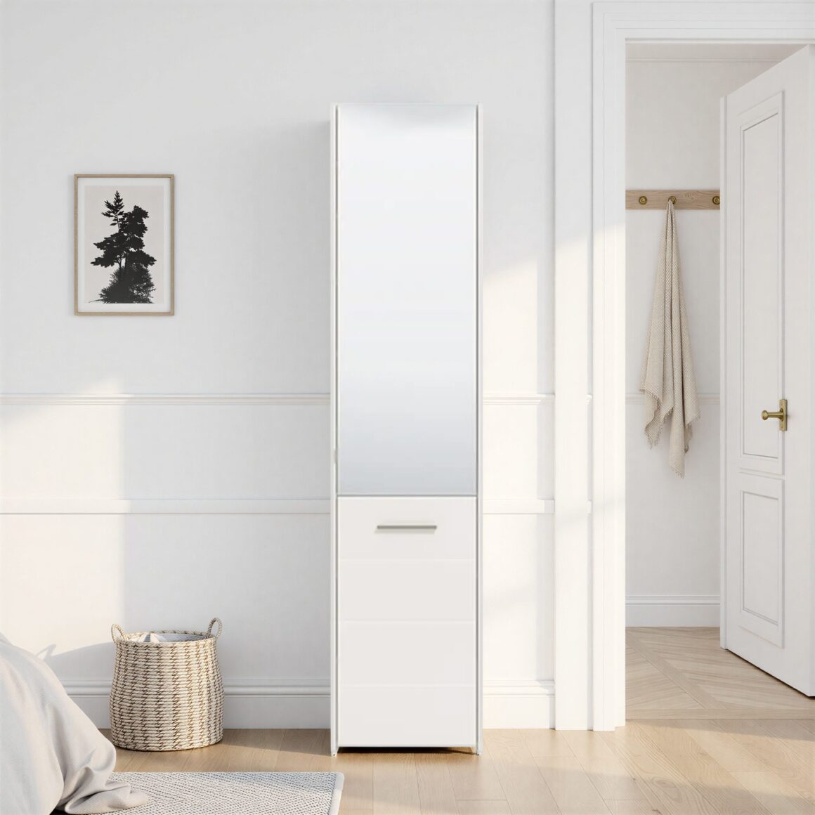 MENORCA White Shoe Cabinet