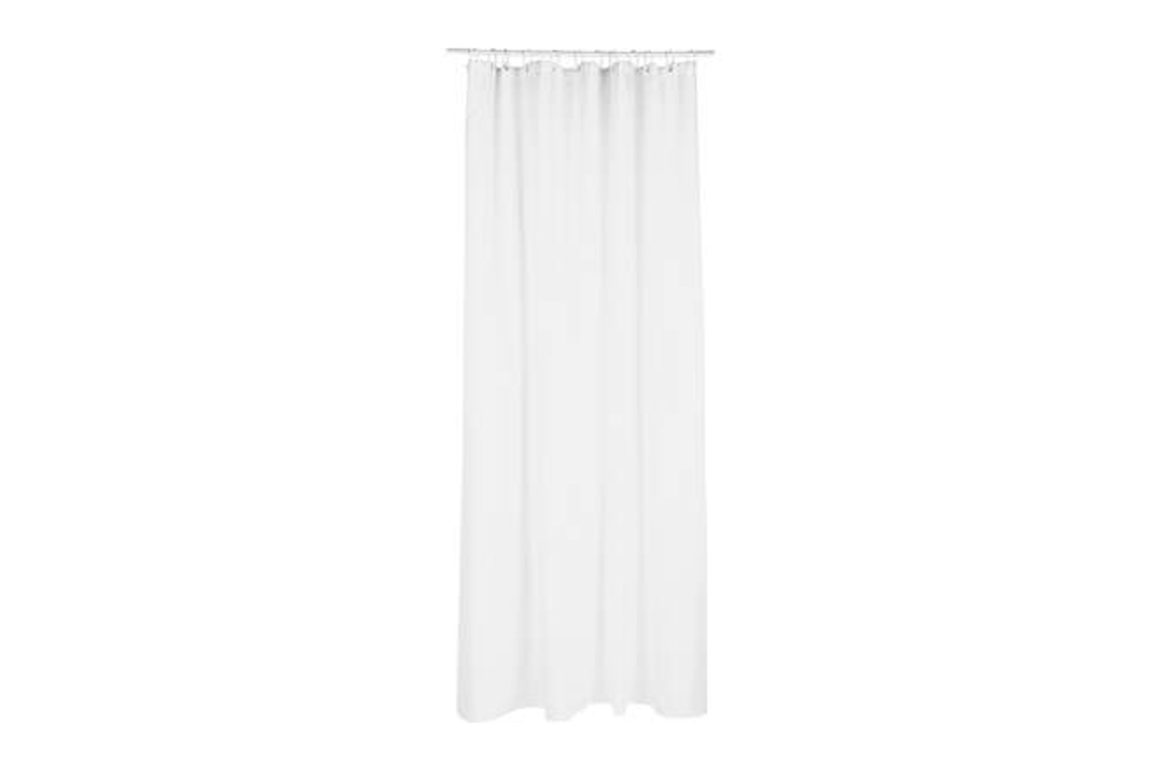 SHOWER CURTAIN WHITE