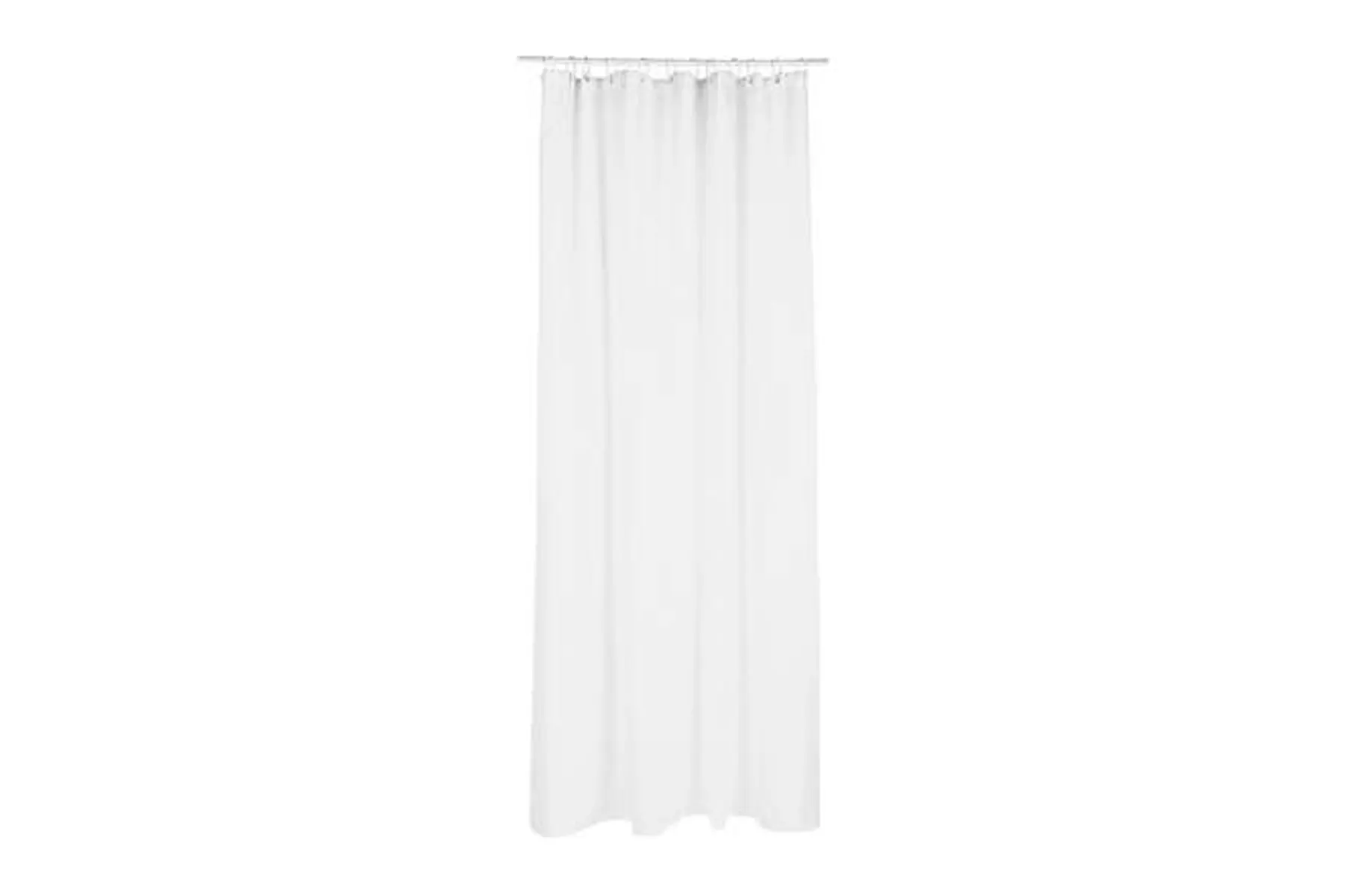 SHOWER CURTAIN WHITE