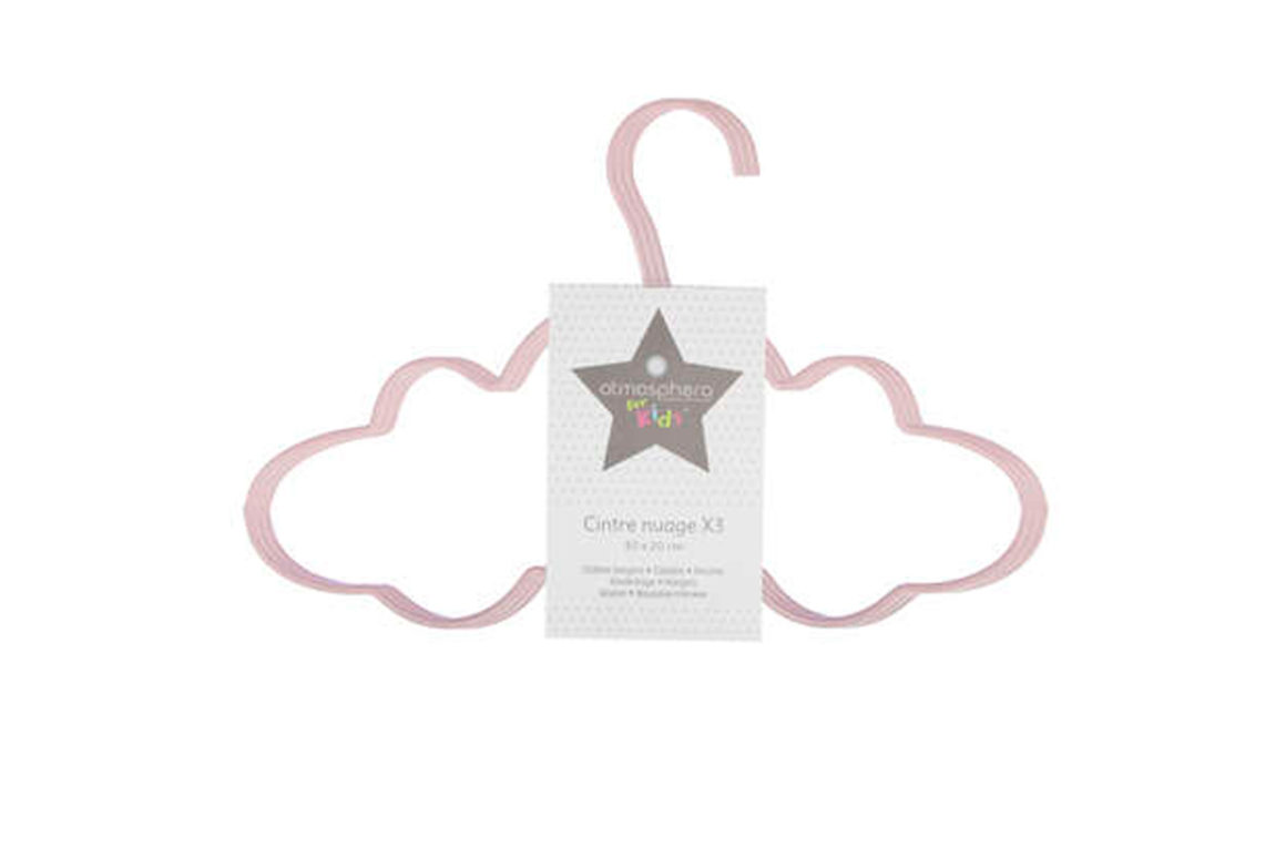 METAL CLOUD HANGER X3 PINK