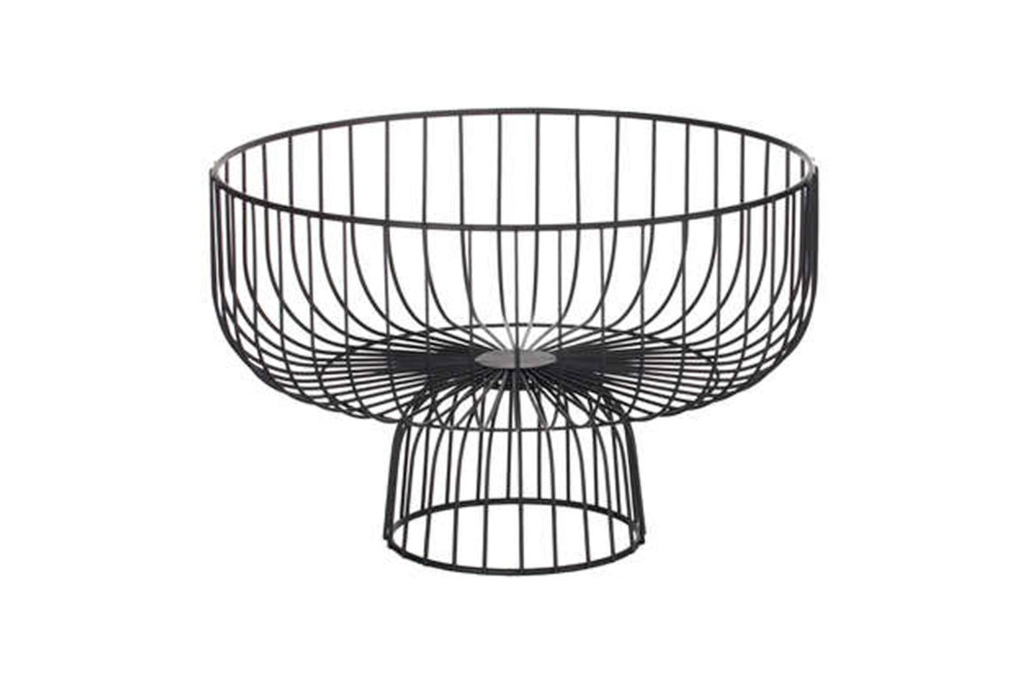 FRUIT BASKET WITH FEET 28CM