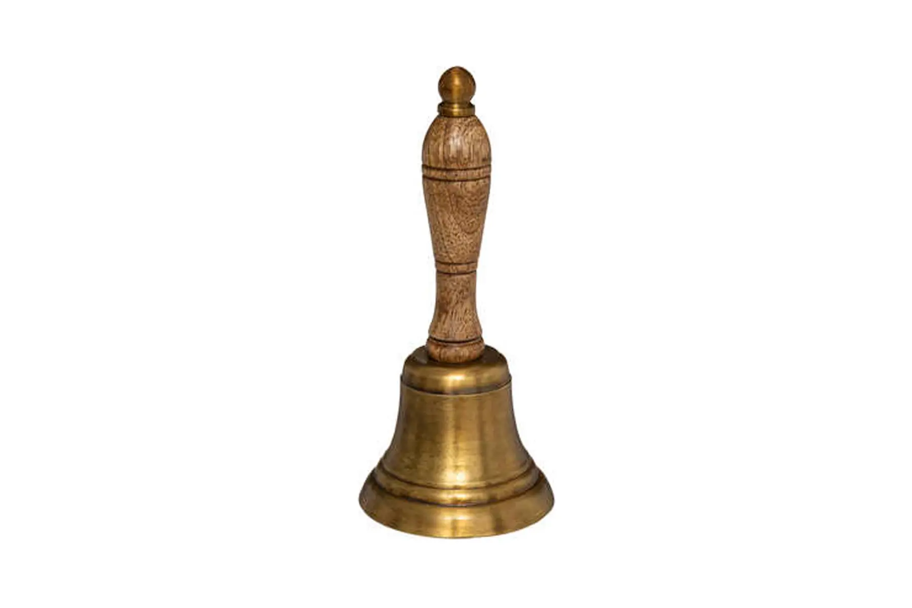 MANGO WOOD METAL BELL
