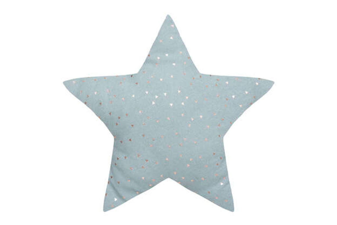 BERLINGOT STAR CUSHION BLUE