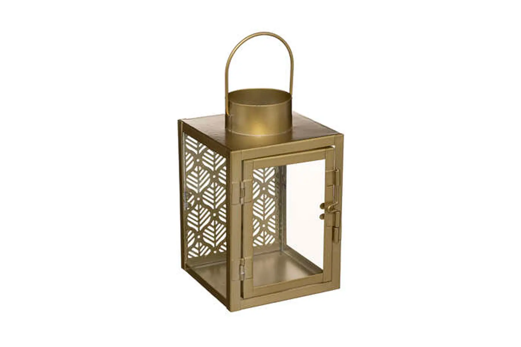 LANTERN MET GOLD 10X10X16