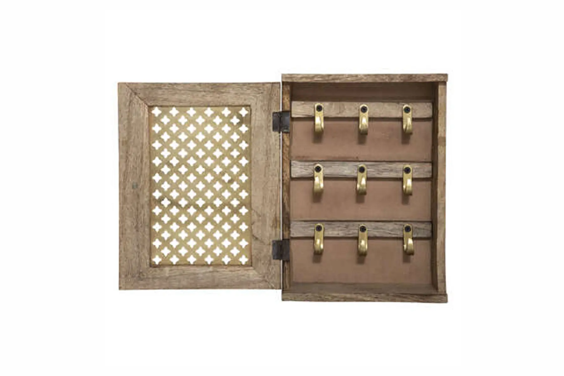 MET/WOOD KEY BOX OASIS 20X27