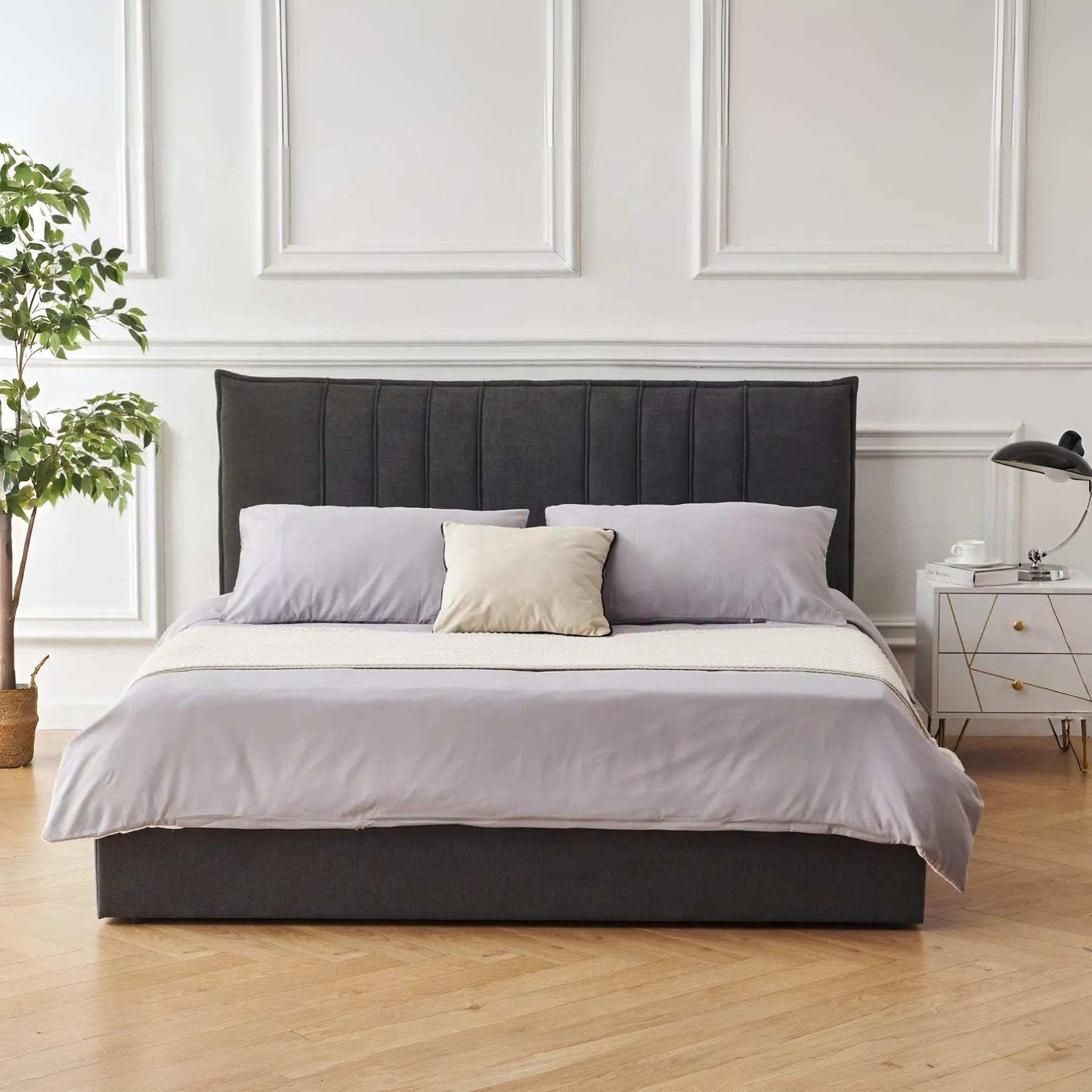 NAP Fabric Bed Dark Grey