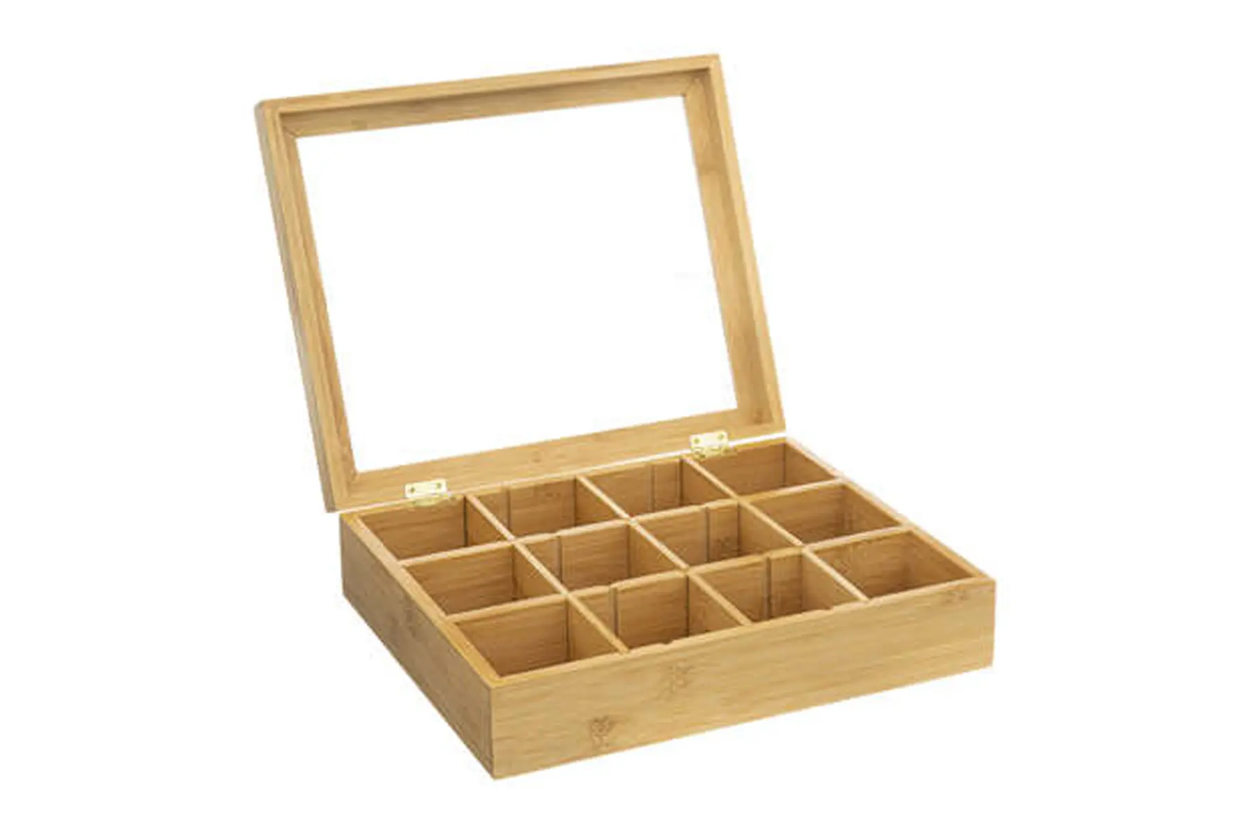 TEA BOX W/12 REMOVABLE COMPART