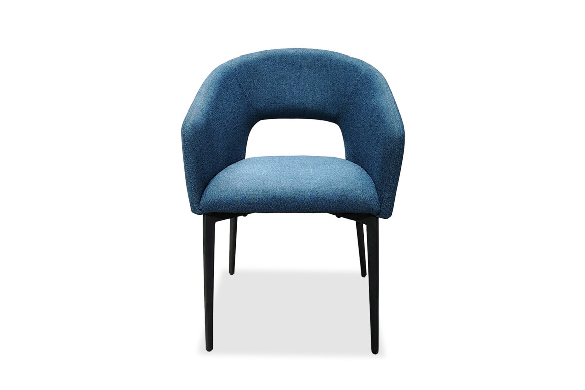 DAINO Blue Fabric Dining Chair