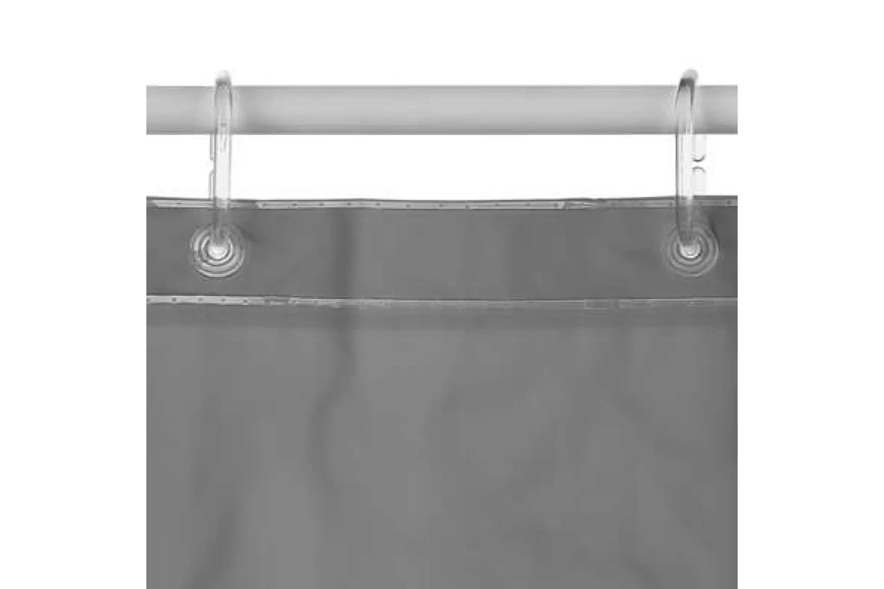 SHOWER CURTAIN GREY