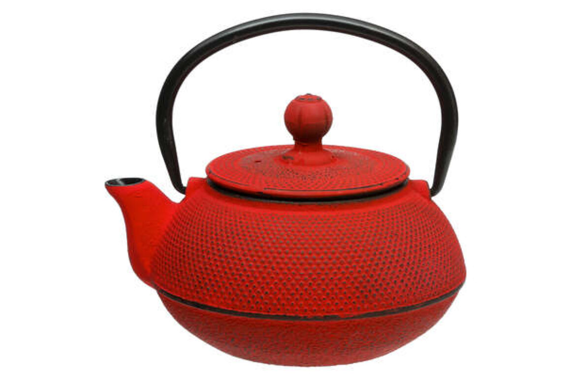 TEA POT 60CL MINI DOTY RED