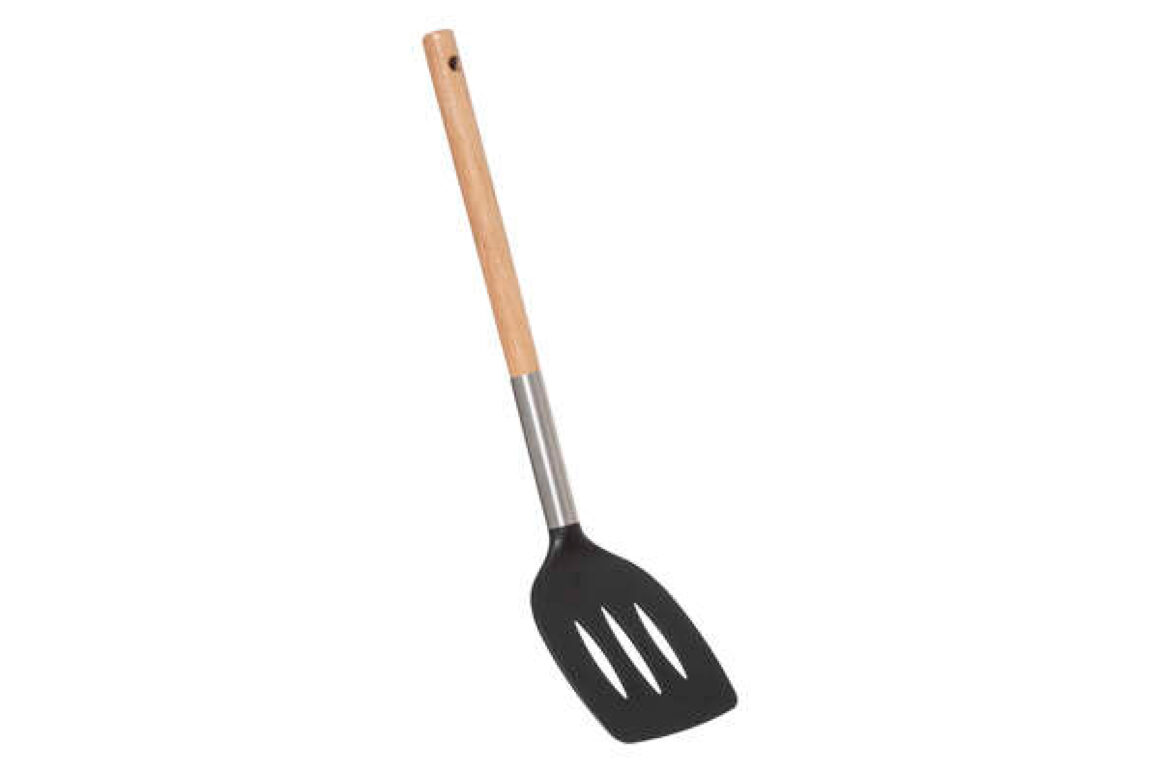 SPATULA NYLON+WOOD+SS