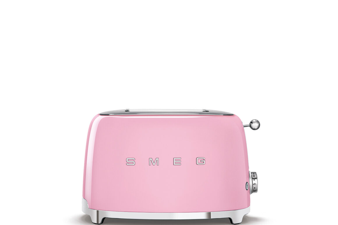 Smeg 50's Toaster 2 Slices - Pink