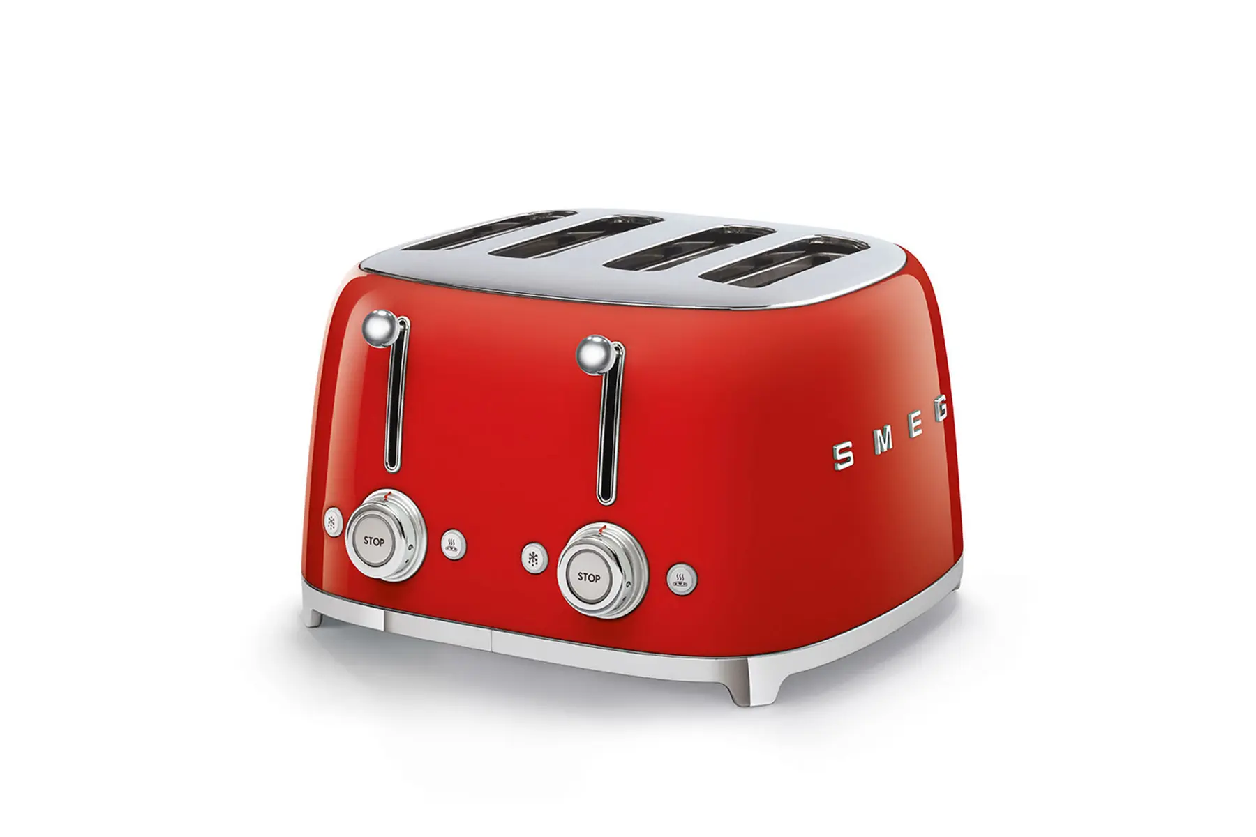 Smeg 50's Toaster 4 Slices - Red
