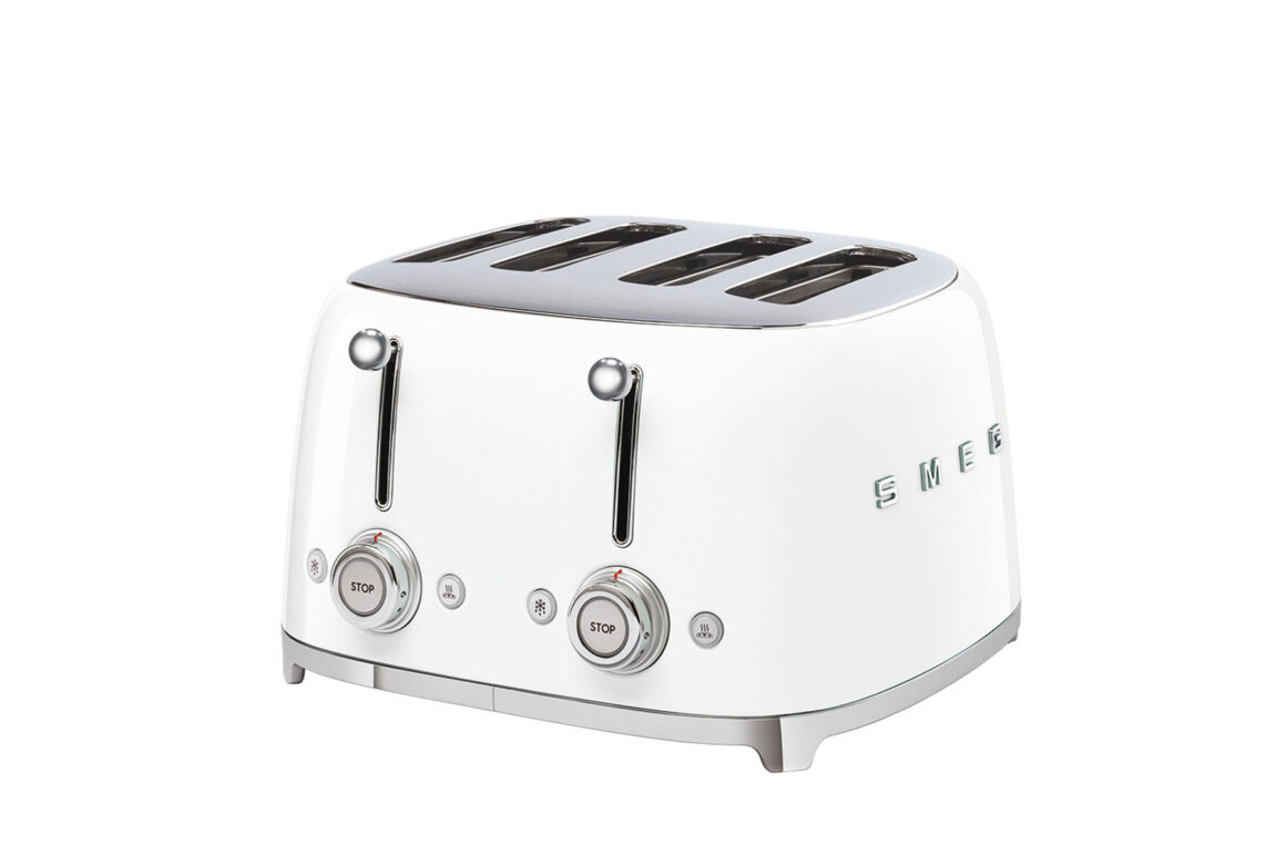 Smeg 50's Toaster 4 Slices - White