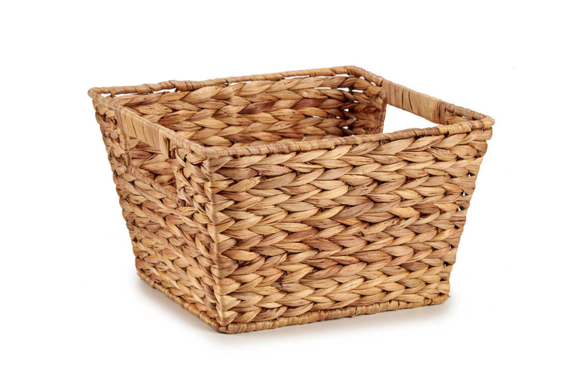 RECTANGULAR STRAW BASKET HANDL