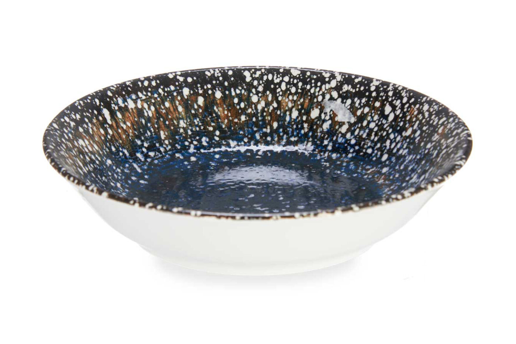 PORCELAIN SOUP PLATE 21CM BLUE