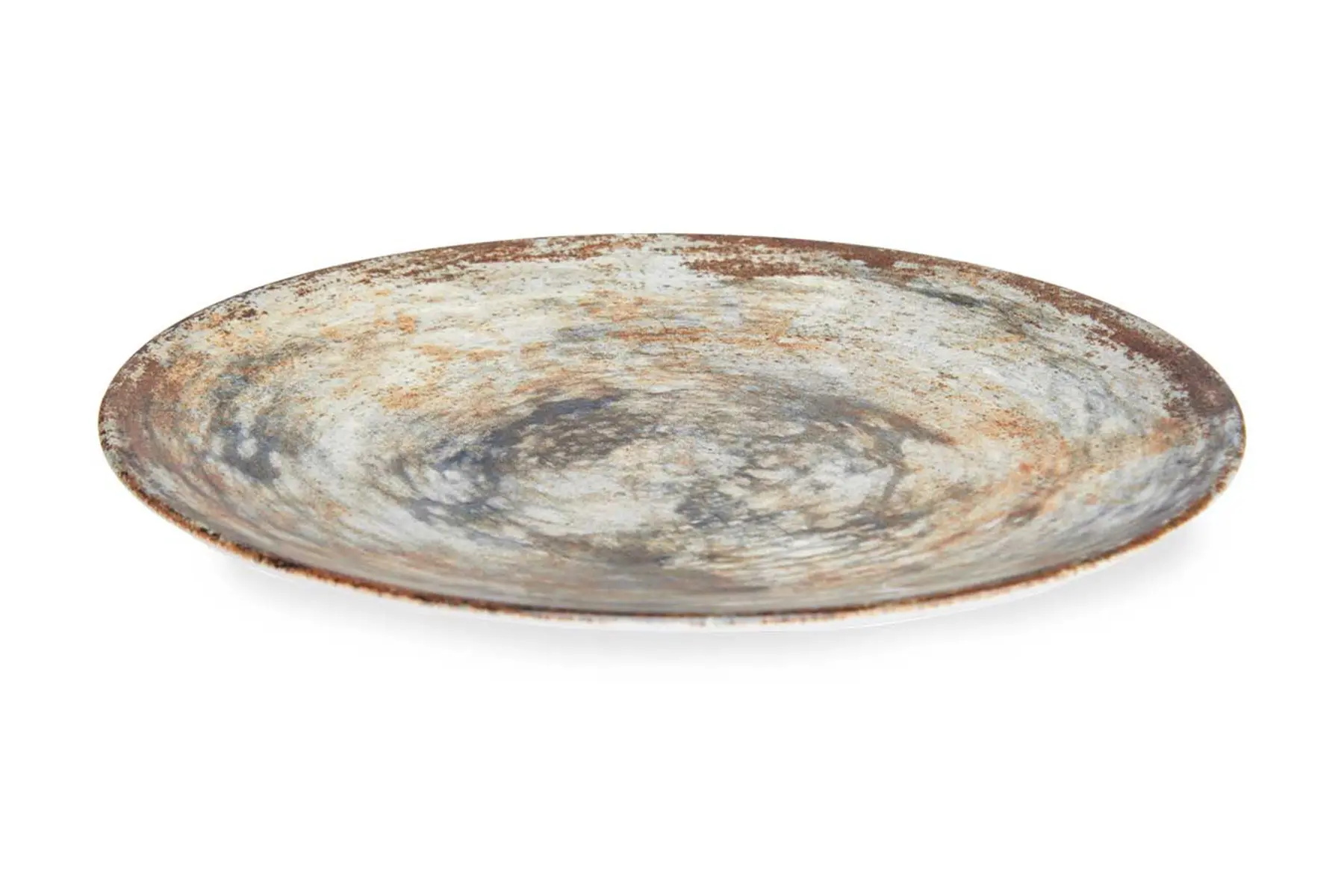 PORC DINNER PL 26CM STONE BRN
