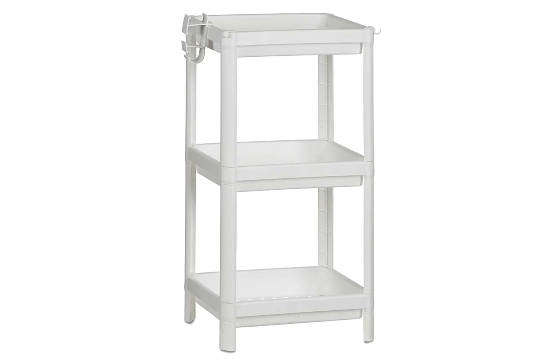 70.5CM WHITE 3TIER STOR RACK