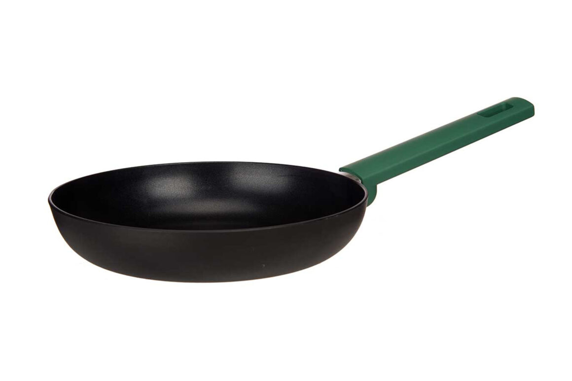 26CM GREEN ALUM FRY PAN
