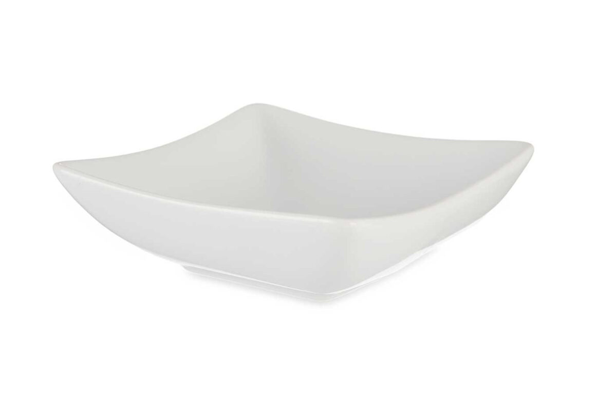 SET 6 12CM WHT PORCELAIN BOWL