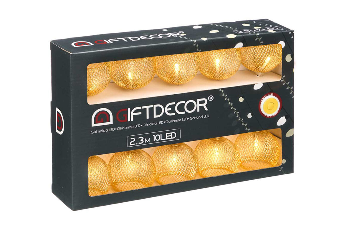 LED STRIP 10 GOLD LANTERN