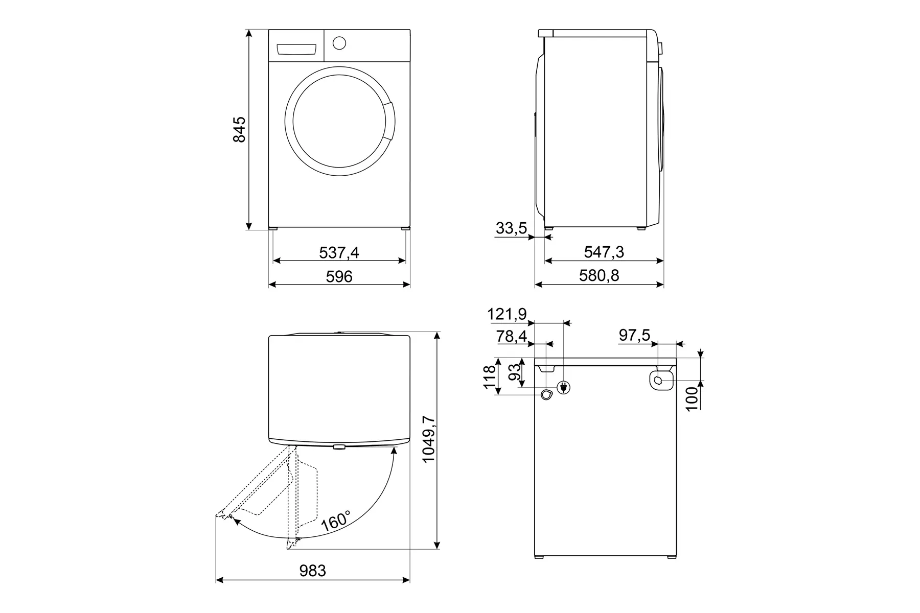 Smeg WNP84SEAIN - Image 3